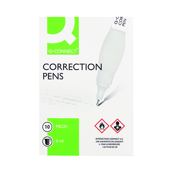 Q-Connect Correction Pen 8ml (Pack of 10) KF00271