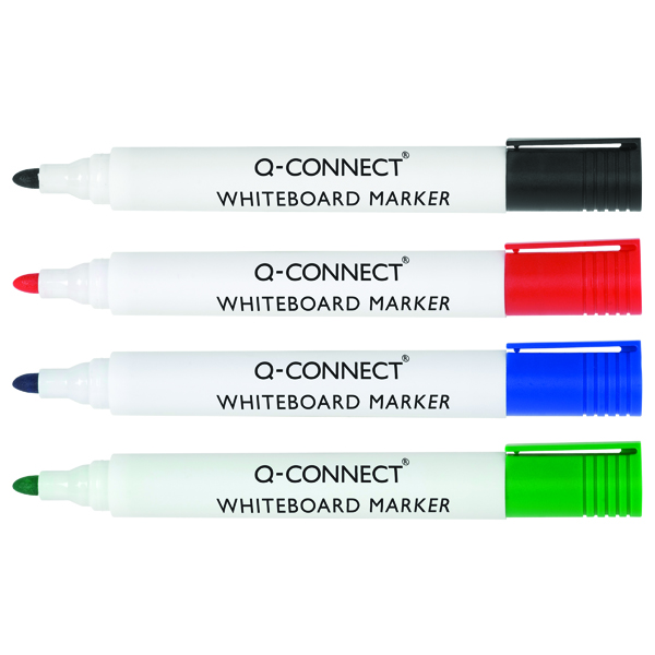 Q-Connect Drywipe Marker Pen Assorted (Pack of 10) KF00880