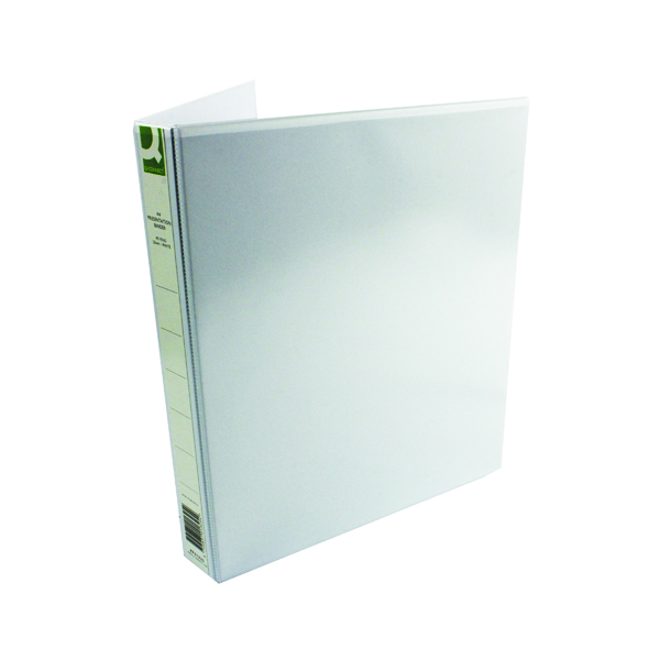 Q-Connect+Presentation+25mm+4D-Ring+Binder+A4+White+%28Pack+of+6%29+KF01325Q