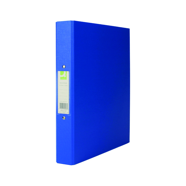 Q-Connect+25mm+2+Ring+Binder+Polypropylene+A4+Blue+%28Pack+of+10%29+KF02003