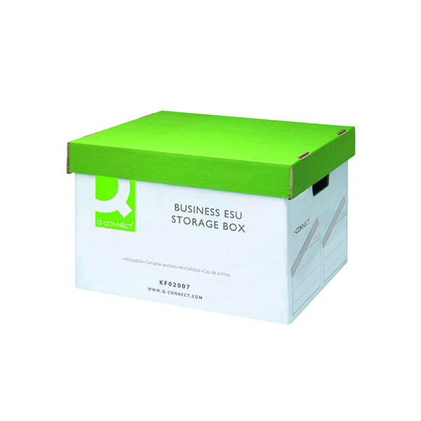 Q-Connect+Business+Easy+Set+Up+Storage+Box+%28Pack+of+10%29+KF02007