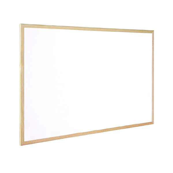 Q-Connect Wooden Frame Whiteboard 400x300mm KF03569