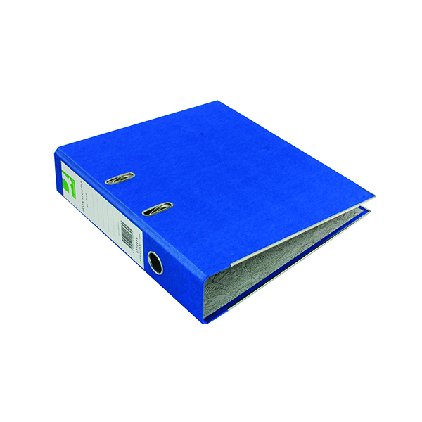 Q-Connect+Lever+Arch+File+Paperbacked+A4+Blue+%28Pack+of+10%29+KF20039