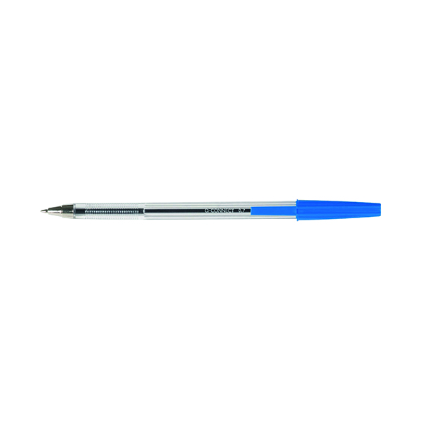 Q-Connect Medium Blue Ballpoint Pen (Pack of 50) KF26039