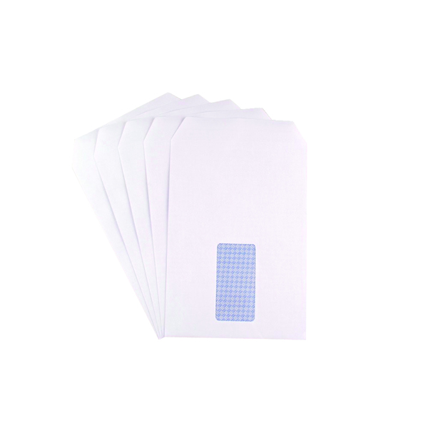Q-Connect+C5+Envelopes+Window+Pocket+Self+Seal+90gsm+White+%28Pack+of+500%29+2820