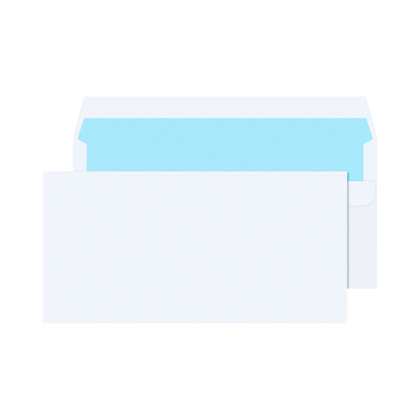 Q-Connect+DL+Envelopes+Plain+Wallet+Self+Seal+80gsm+White+%28Pack+of+1000%29+KF3454