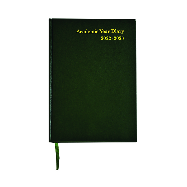 Academic Diary Week To View A5 Green 2022-2023 KF3A5AGN22