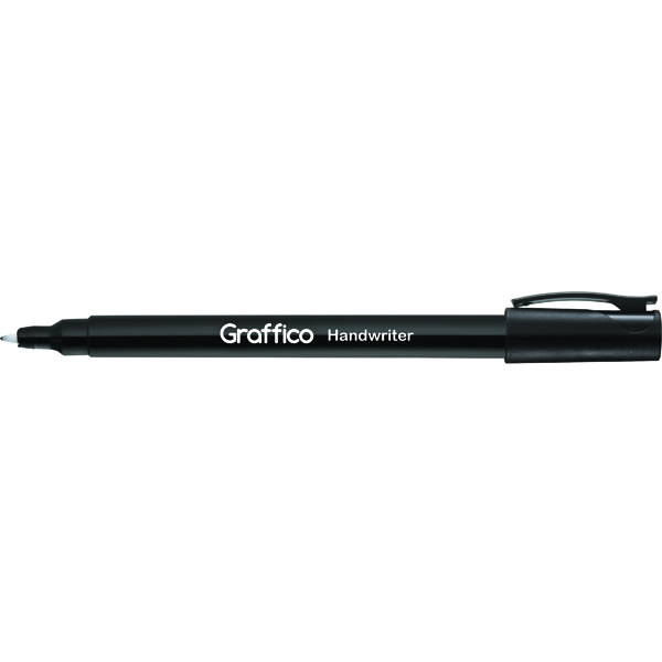 Graffico+Handwriter+Fineliner+Pen+Black+%28Pack+of+12%29+31261%2F12
