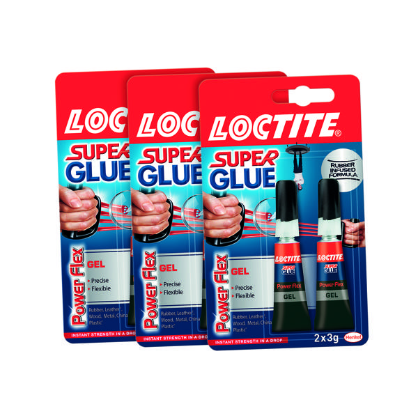 Download Loctite Super Glue Power Flex Gel 3g (Pack of 2) 3 For The Price of 2 | Braley Business Systems Ltd