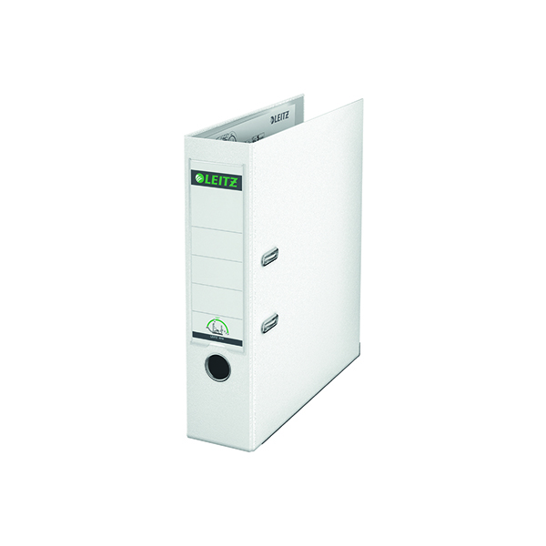 Leitz+180+Lever+Arch+File+Poly+80mm+A4+White+%28Pack+of+10%29+10101001