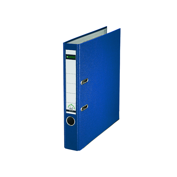 Leitz+180+Lever+Arch+File+Poly+50mm+A4+Blue+%28Pack+of+10%29+10151035
