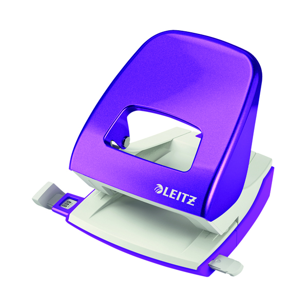Leitz NeXXt WOW Metal Office Hole Punch 30 sheets Purple 50081062