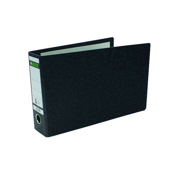 Leitz 180 Oblong Lever Arch File Board A4 Black (Pack of 4) 310690095