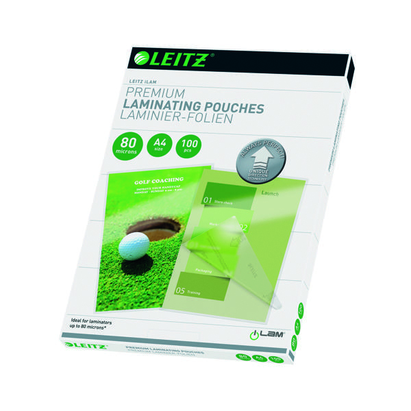 Leitz iLAM Prem Laminating Pouch A4 160 Micron (Pack of 100) 74780000