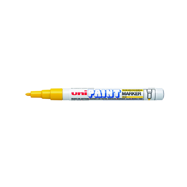 Uni-Ball Uni Paint PX-21 Marker Fine Yellow (Pack of 12) 124511000