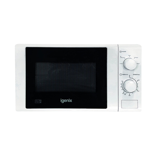 Igenix+20+Litre+700w+Manual+Control+Microwave+White+IG20701