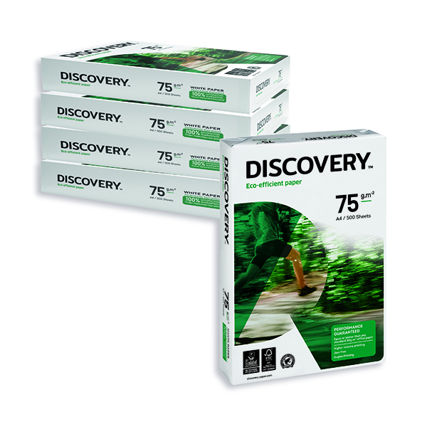 Discovery A4 75gsm White Paper (Pack of 2500) 59908