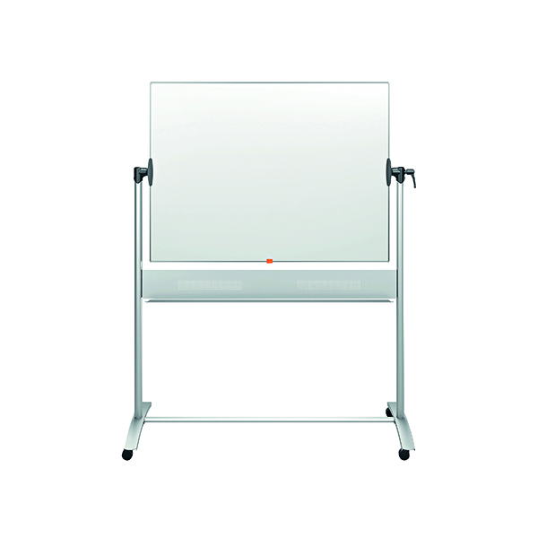 Nobo Mobile Steel Magnetic Horizontal Whiteboard 1200x900mm 1901029