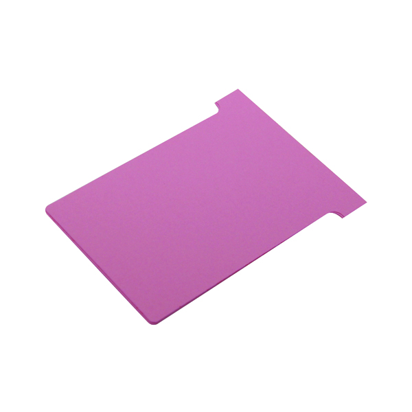 Nobo T-Card Size 3 80 x 120mm Pink (Pack of 100) 2003008
