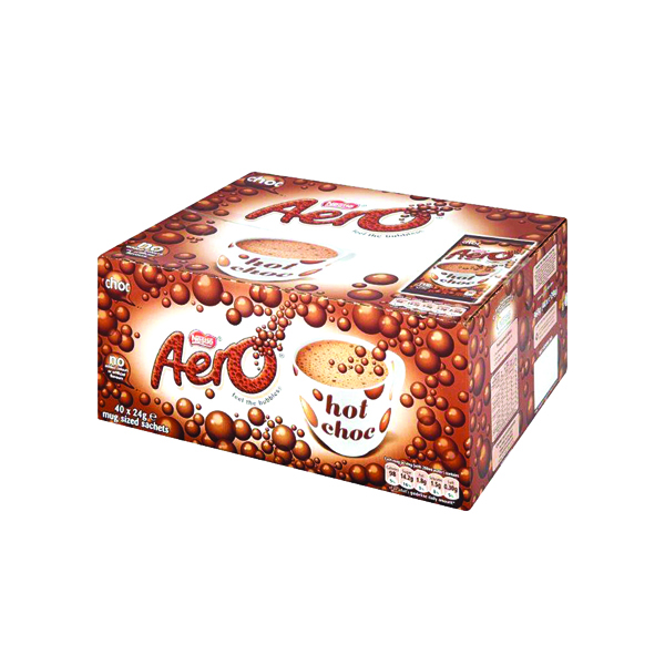 Nestle Aero Hot Drinking Chocolate 24g (Pack of 40) 12203209