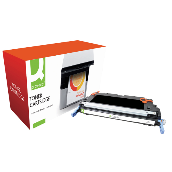 Q-Connect+HP+501A+Remanufactured+Black+Laserjet+Toner+Cartridge+Q6470A