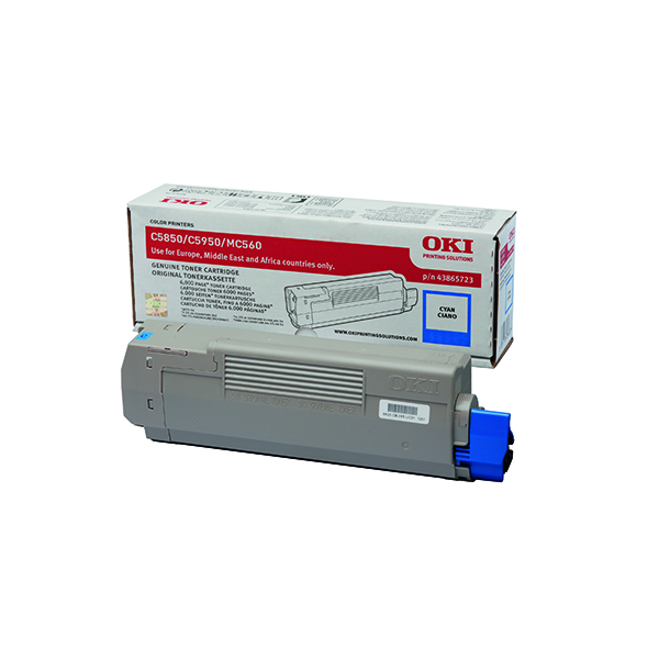 Oki+Cyan+Toner+Cartridge+%286%2C000+Page+Capacity%29+43865723