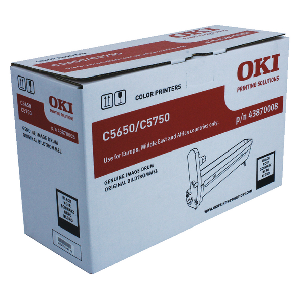 Oki+C5650%2FC5750+Black+Image+Drum+43870008