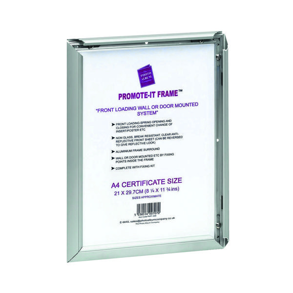 Hampton Frames Promote It Frame A1 Aluminium (Non-glass break-resistant cover) PAPFA1B
