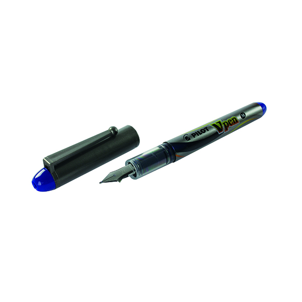 Pilot VPen Disposable Fountain Pens Blue (Pack of 12) SVP-4M-03