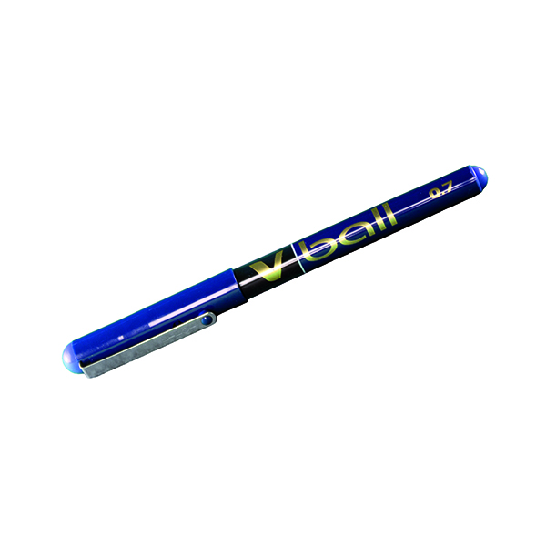 Pilot+V-Ball+Rollerball+Pen+Fine+Blue+%28Pack+of+12%29+BLVB7-03