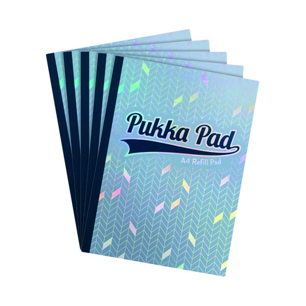 Pukka Glee Refill Pad A4 Light Blue (Pack of 5) 8893-GLE