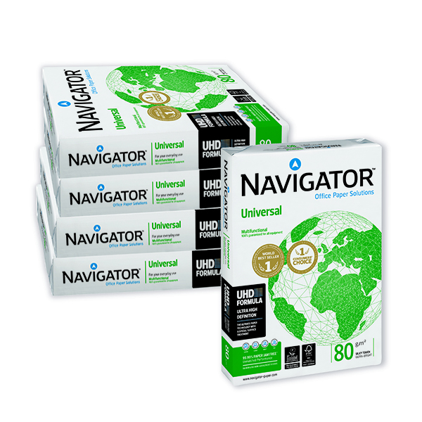 Navigator+Universal+A4+Paper+80gsm+White+%28Pack+of+2500%29+NAVA480