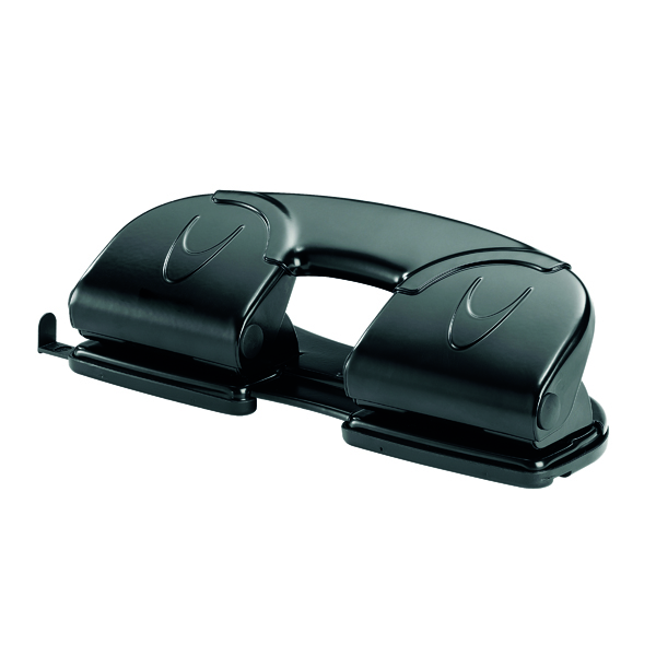 Rexel+V412+4+Hole+Punch+Black+%2812+Sheet+Capacity%29+08309