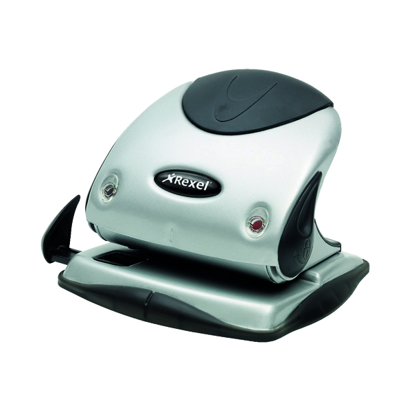 Rexel+Precision+P225+Hole+Punch+Silver%2FBlack+2100743