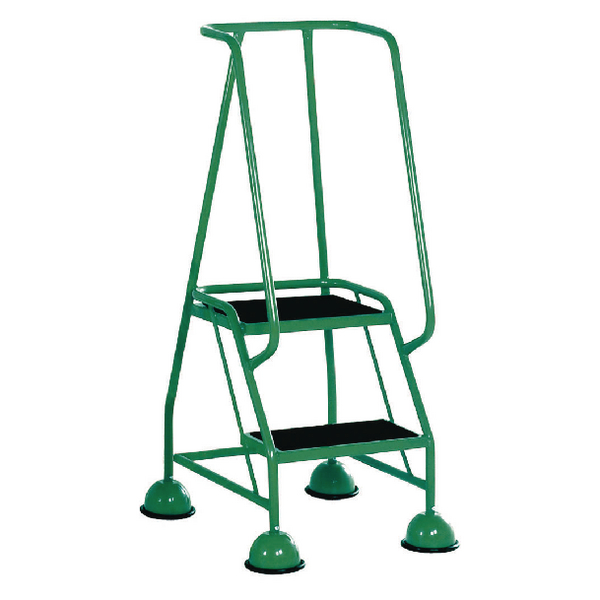 Green 2 Tread Steps Ladder (Load capacity: 125kg) 385132