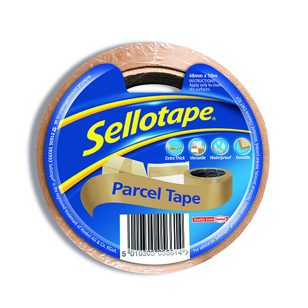 Sellotape Parcel Tape 48mmx50m 8Pk