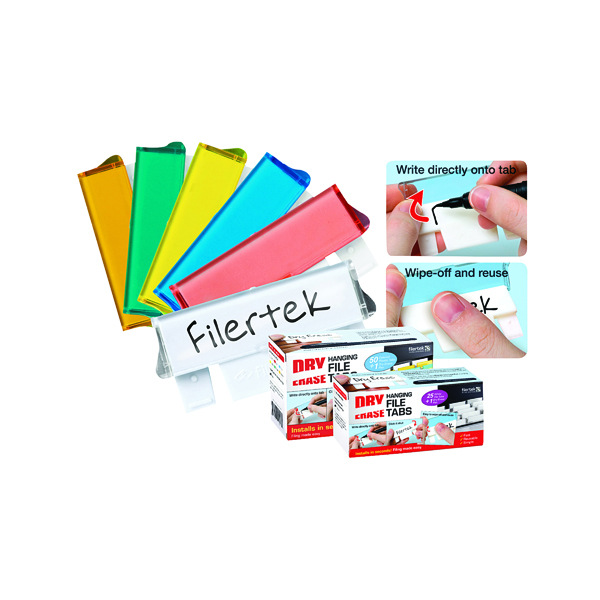 Cathedral+Assorted+Dry+Erase+Suspension+File+Tabs+%28Pack+of+50%29+FPCLIPDRY50ASS