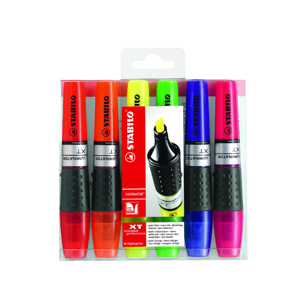 Stabilo+Luminator+Highlighter+Pen+Assorted+%28Pack+of+6%29+71%2F6