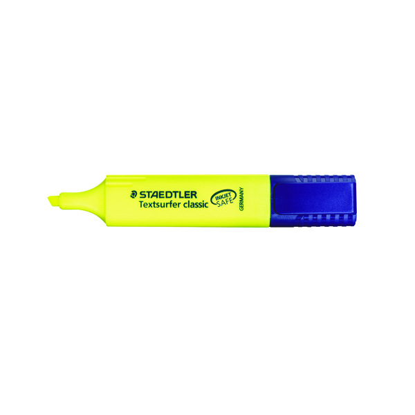 Staedtler+Textsurfer+Highlighter+Fluorescent+Yellow+%28Pack+of+10%29+364-1