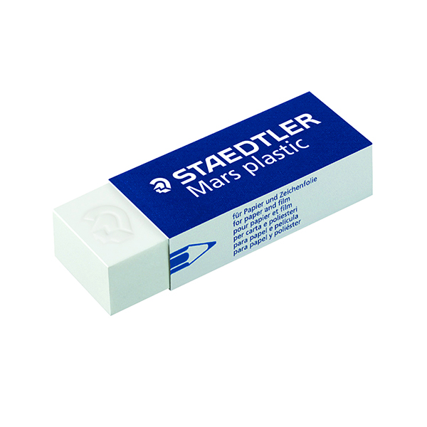 Staedtler Mars Plastic Eraser (Pack of 2) 52650BK2DA