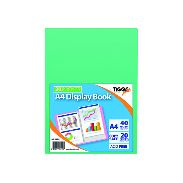 Assorted Colours Exacompta Semi-Rigid PP Display Book A4 Pack of 10 50 Pockets