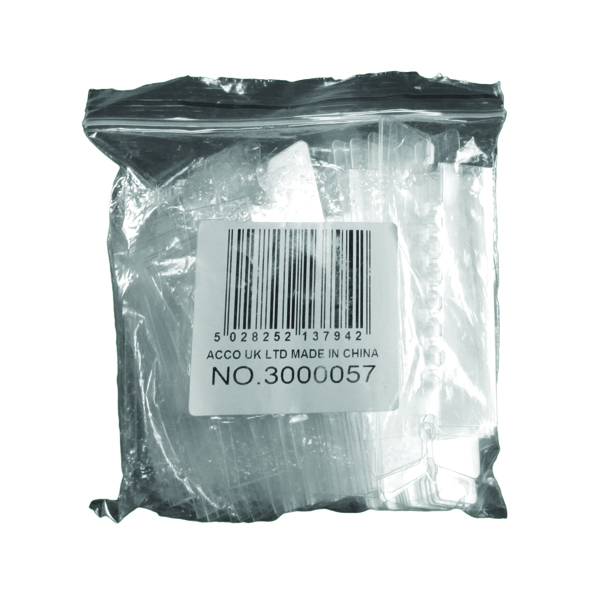 Rexel+Crystalfile+Flexi+Index+Divider+Tabs+Clear+%28Pack+of+50%29+3000057