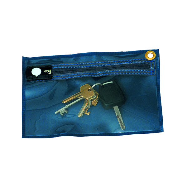 GoSecure Security Key Wallet 230x152mm Blue KW1