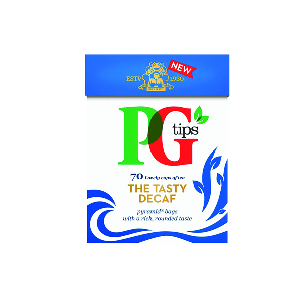 PG Tips Pyramid Tea Bag Decaffeinated (Pack of 70) 67432538