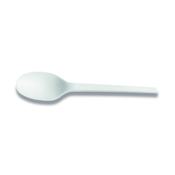 Vegware+Spoon+6.5in+Compostable+White+%28Pack+of+50%29+VW-SP6.5