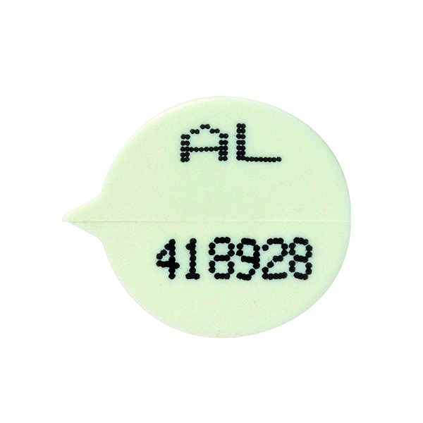GoSecure Security Seals Numbered Round White (Pack of 500) WSealNO