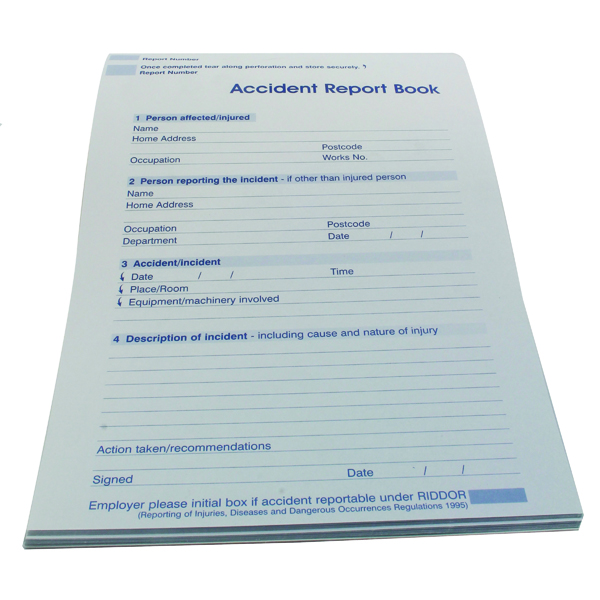 Wallace Cameron Accident Report Book 5401015