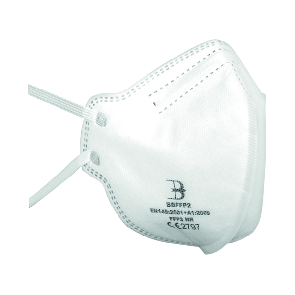 FFP2 CE Certified Respirator Face Mask (Pack of 20) BBFFP2