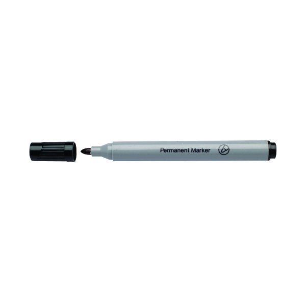 Black+Permanent+Bullet+Tip+Marker+%28Pack+of+10%29+WX26045A